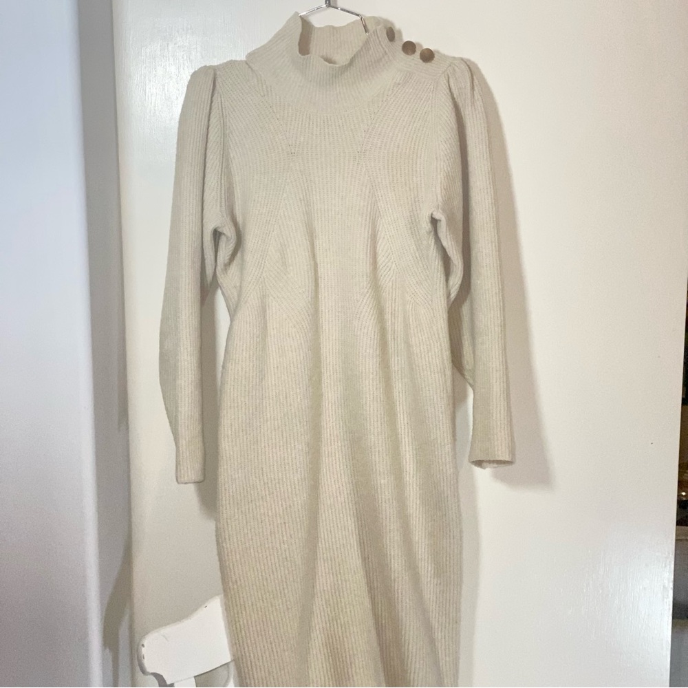 Cream Sweater Dress